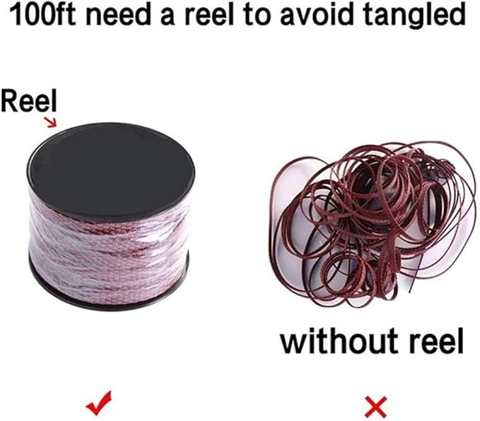 100ft - 1/8 Inch Cable Management Sleeve Protector,Wire Loom PET Expandable Wire Sleeving for Office TV Computer Home Theater Engine Bay Cord Organizer,Protect Cables from Pet Cat Dog Chewing,BlackRed