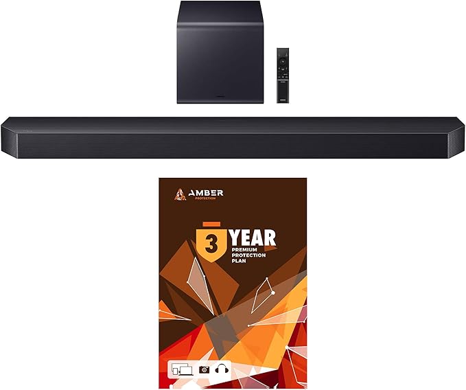Samsung HW-Q900F Q Series Soundbar 7.1.2 Ch Subwoofer with 3 Year Amber Protection Plan (2025)
