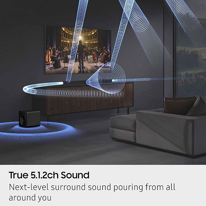 Samsung HW-Q800F Q Series Soundbar 5.1.2 Ch Subwoofer with 5 Year Amber Protection Plan (2025)