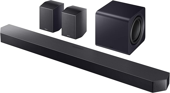 Samsung HW-Q990F Q Series Soundbar 11.1.4 Ch Subwoofer with Rear Speaker with 6 Year Amber Protection Plan (2025)