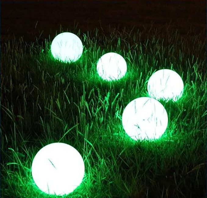 10-Inch LED Round Dimmable Glow Ball Waterproof Rechargeable RGB Color Changing Decorative Floating Pool Garden Decor w/Remote Control, Sensory Toys for Kids Night Light Indoor Outdoor